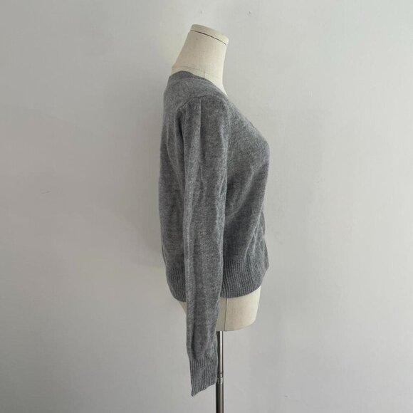 Veronica Beard Soleen Cashmere Cardigan | Heather Grey | Women’s Size Small - Picture 2 of 5